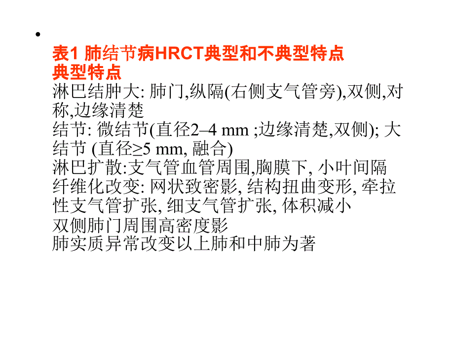 结节病的典型和不典型HRCT表现及病理对照_第4页