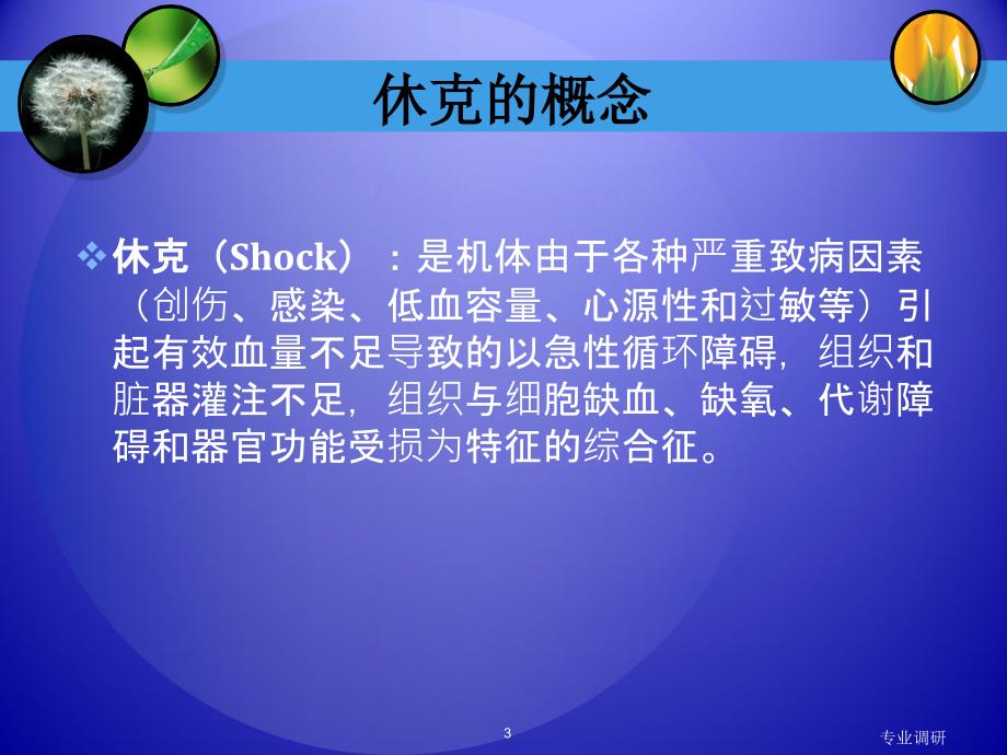 休克的诊断与治疗严选材料_第3页