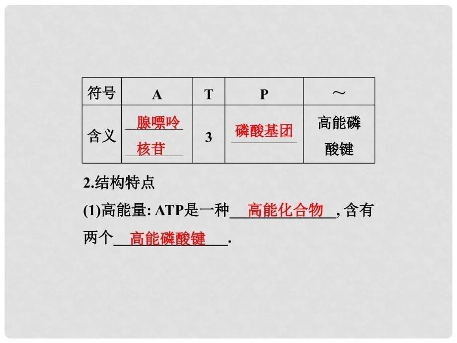 高中生物 第四章 第一节ATP和酶课件 苏教版必修1_第5页