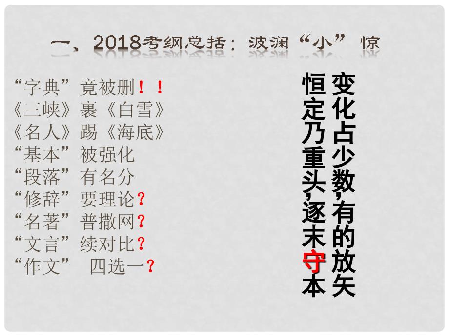 安徽省中考语文 考纲研读 随机应“变”笃实守正课件_第4页