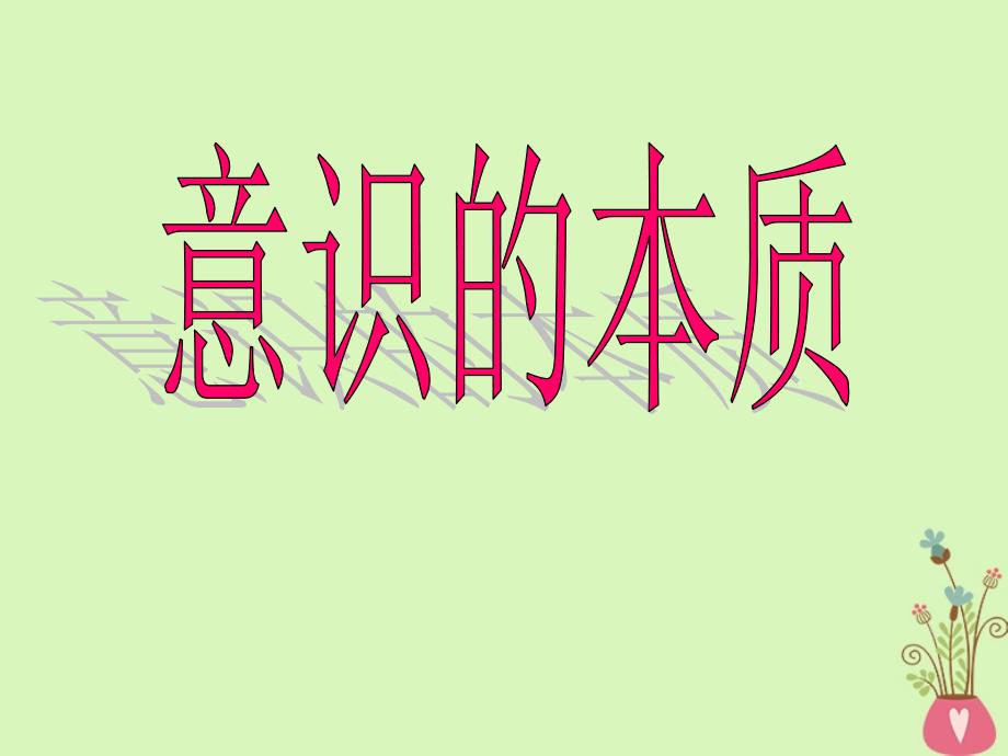 江苏省淮安市2016-2017学年高中政治 5.1 意识的本质课件 新人教版必修4_第2页