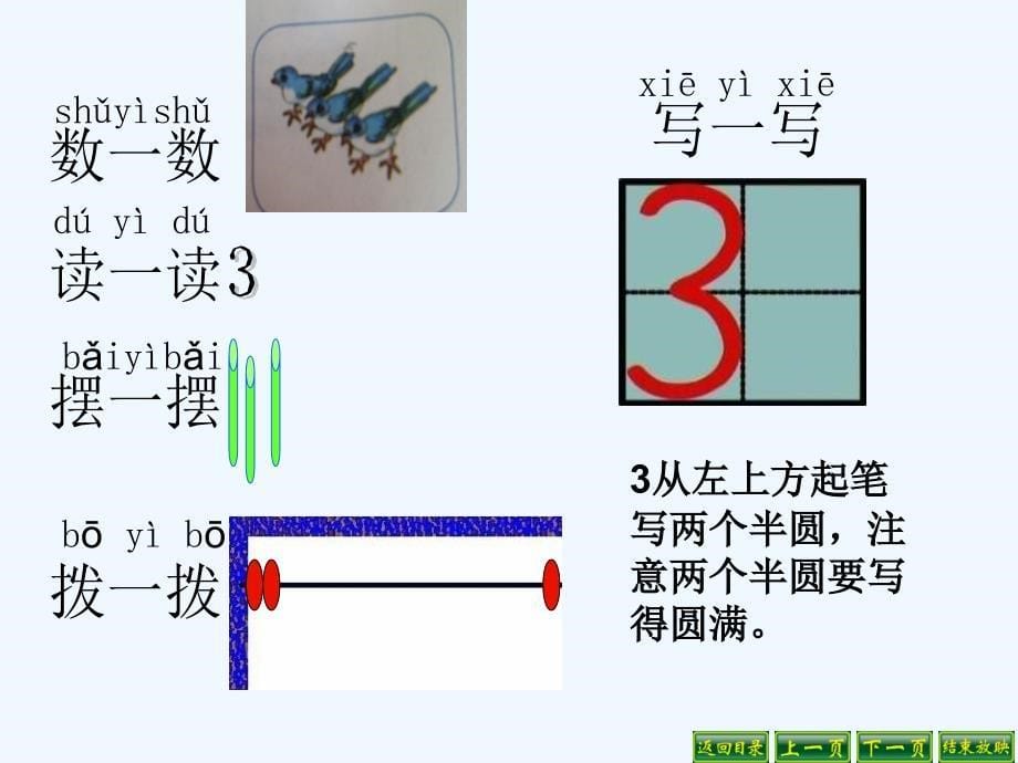 《1-5的认识及书写》教学课件_第5页