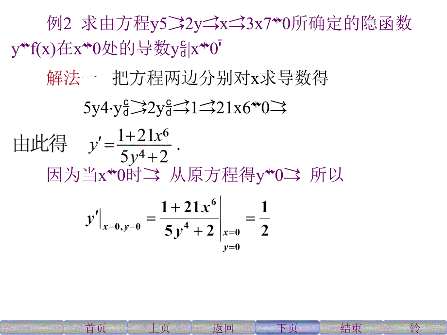 2.1隐函数与参数方程的导数ppt课件_第2页