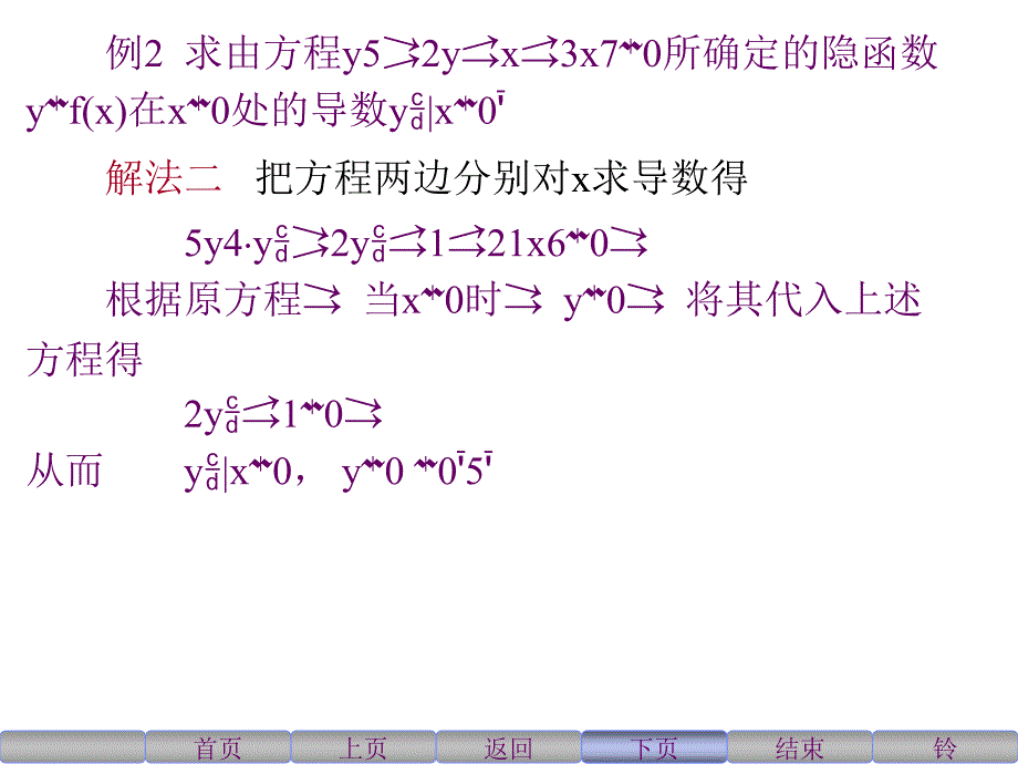 2.1隐函数与参数方程的导数ppt课件_第3页