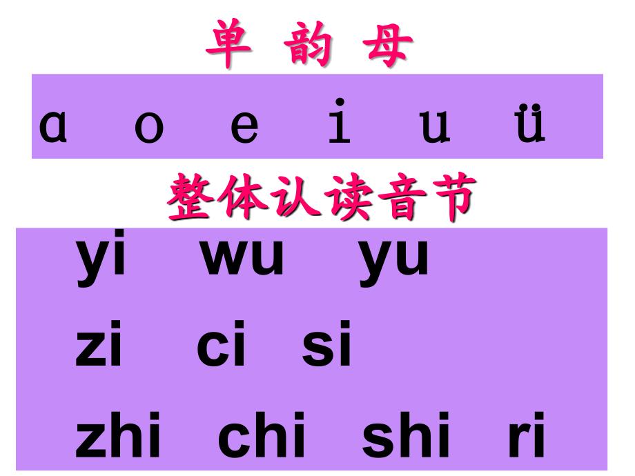 一年级语文上汉拼音复习二课件_第4页