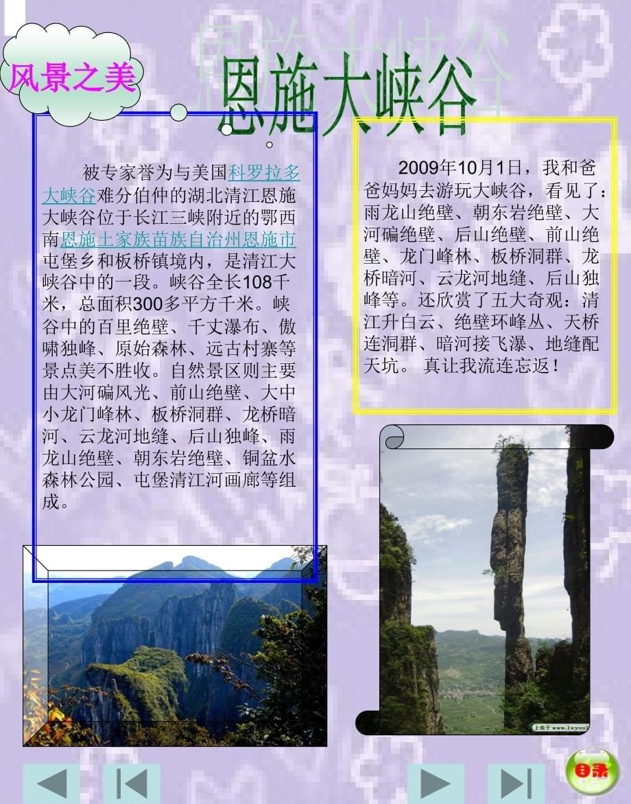 施州民族小学501班向爽美丽的恩施_第5页