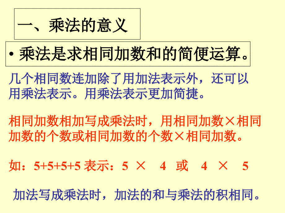 人教版二年级数学上册第四单元表内乘法一复习课件_第3页