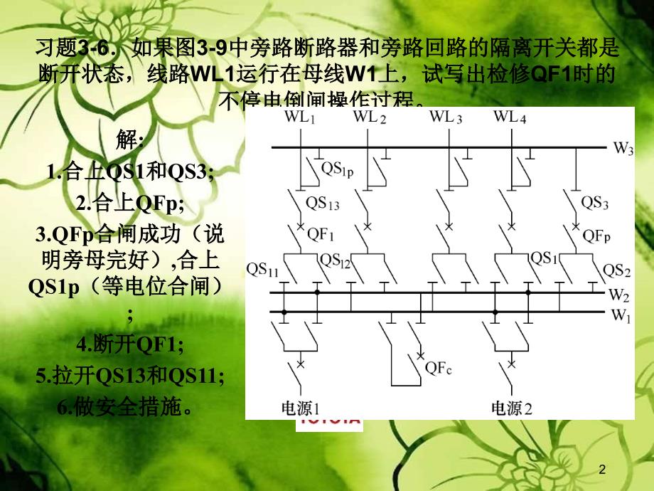 发电厂电气部分-全部计算题解答与课程设计部分解答课件_第2页