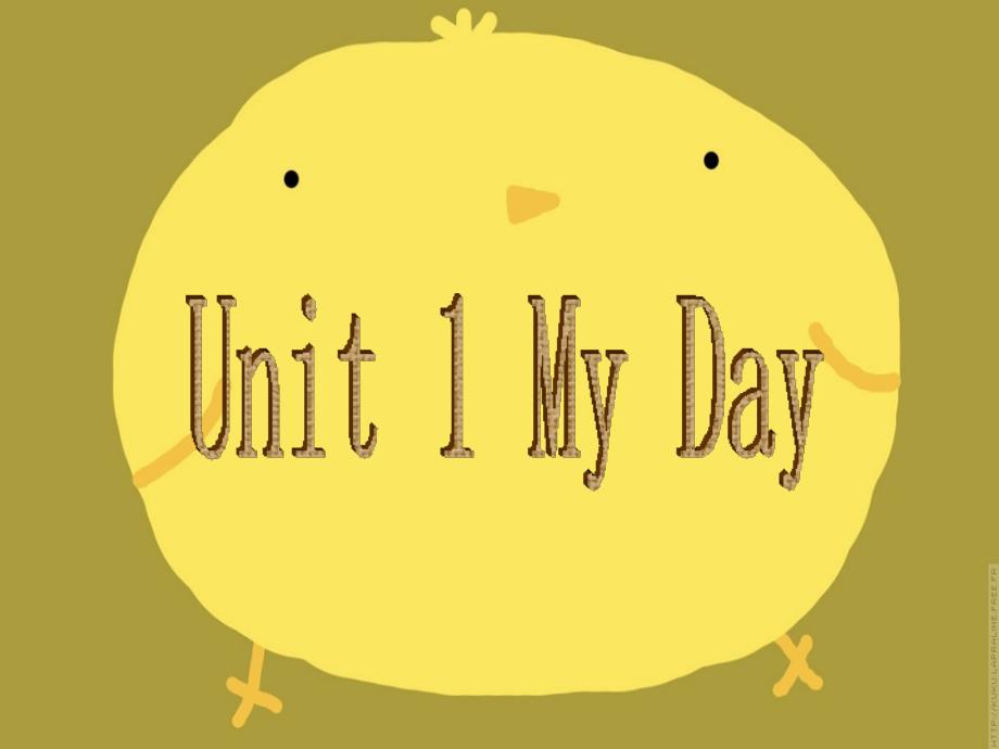 Unit 1《My day》ppt整单元_第1页