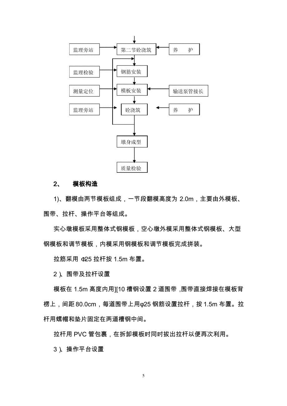 珠宝沟大桥桥墩施工方案_第5页