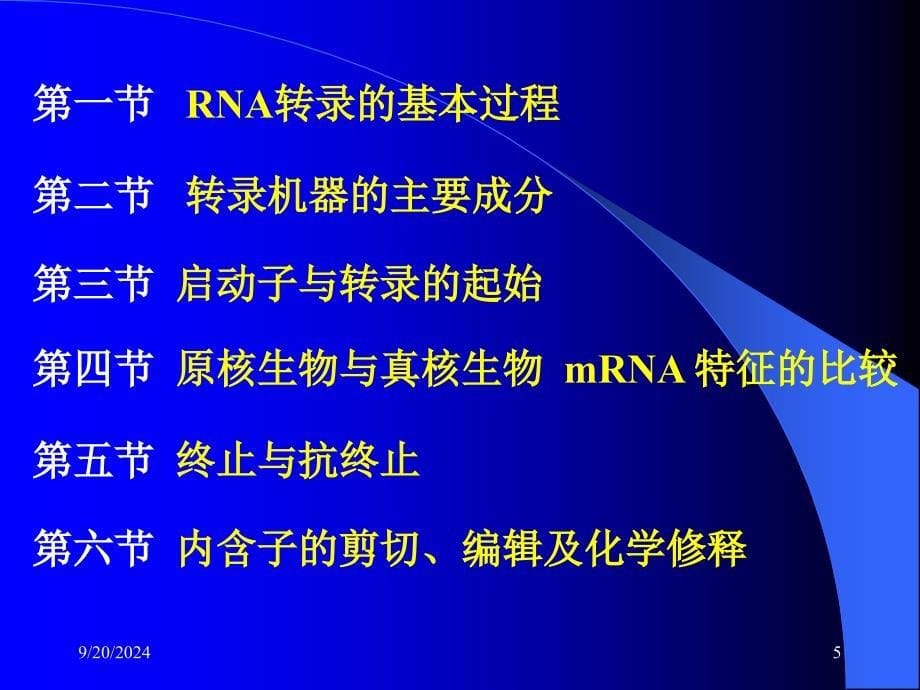 生物信息传递上从DNA到RNA_第5页