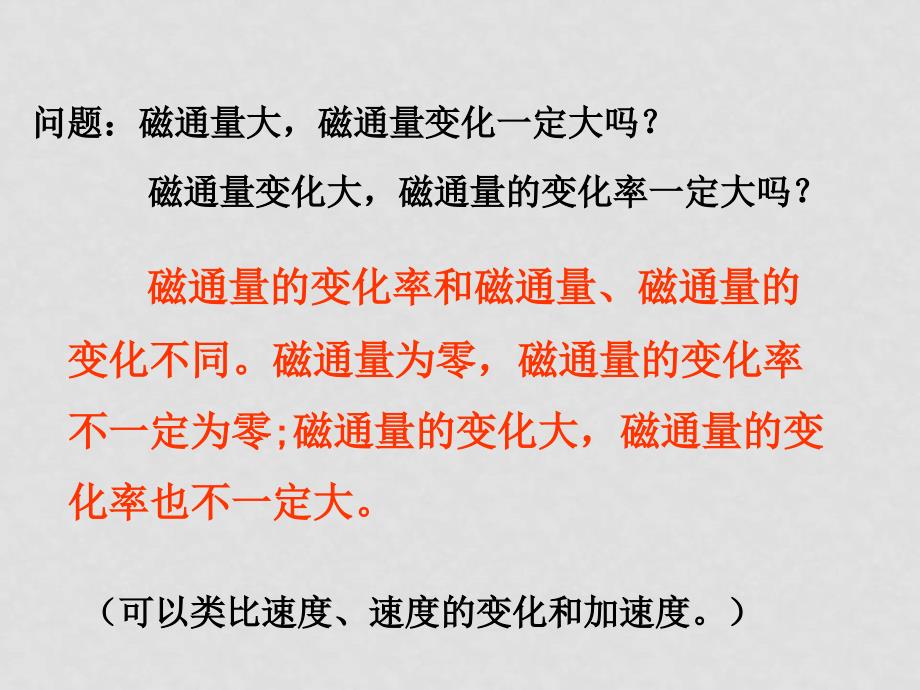 高中物理4.3 法拉第电磁感应定律 课件人教版选修32_第4页