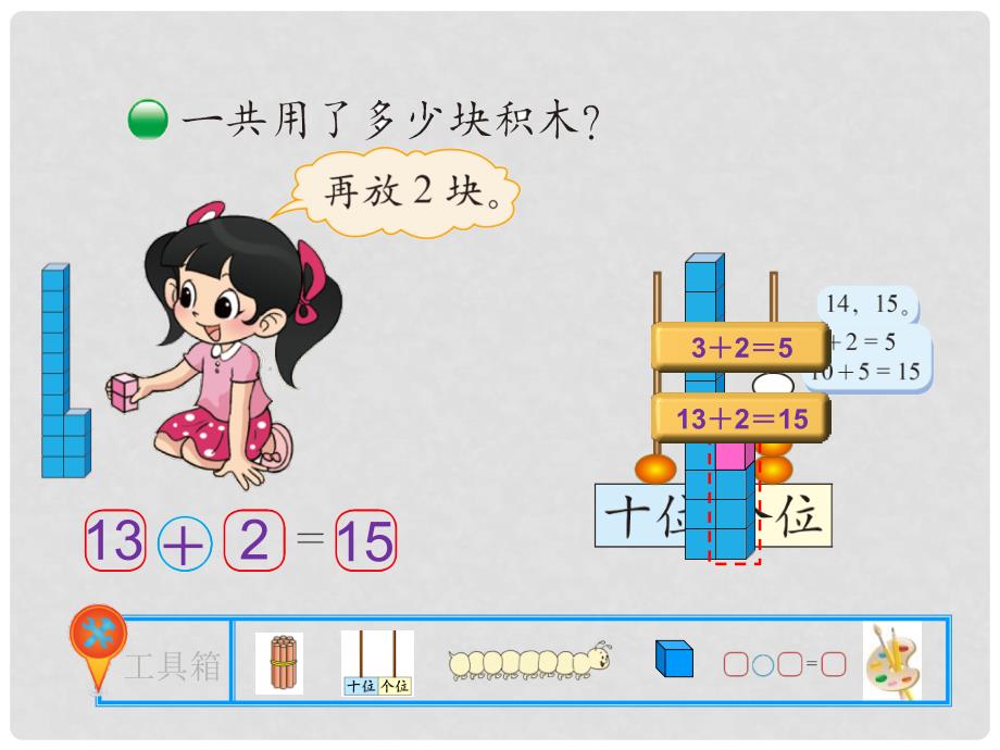 一年级数学上册 第七单元 搭积木课件2 北师大版_第2页