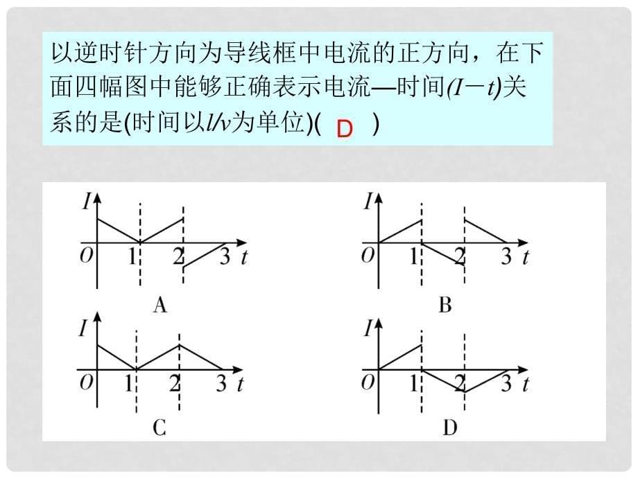 浙江省高三物理复习 第9章 第5讲 电磁感应中的图象问题课件 新人教版_第5页