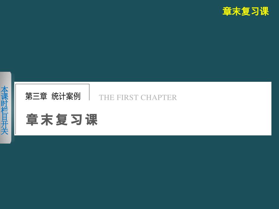 高中数学北师大版选修23配套备课资源第三章章末复习课ppt课件_第1页