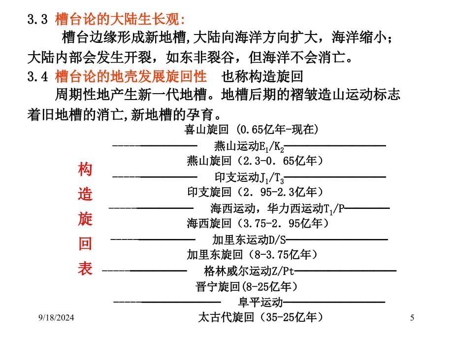 南京大学-普通地质学-9普地板块构造_第5页