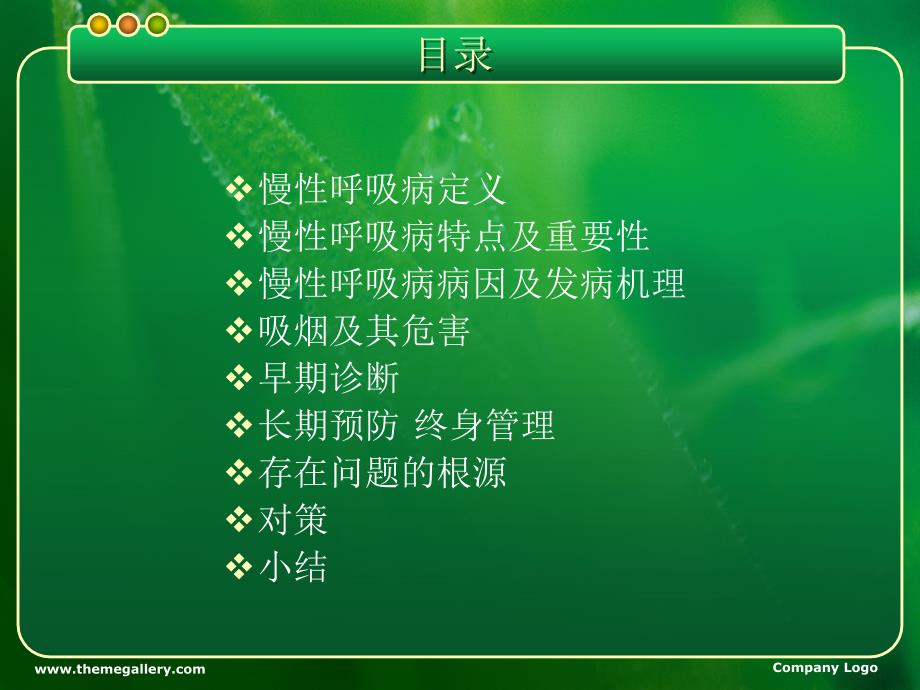 健康生活-远离慢性呼吸系统疾病.ppt_第2页