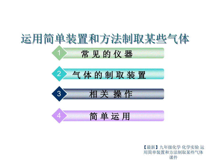 最新九年级化学化学实验运用简单装置和方法制取某些气体课件_第2页