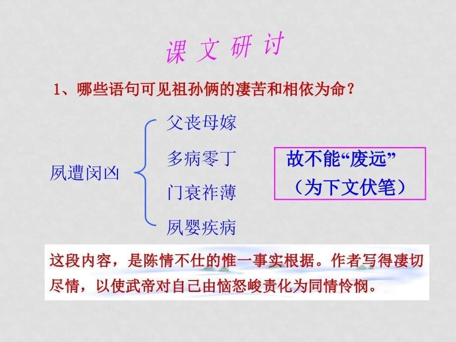 高中语文 陈情表人课件教版必修五_第5页