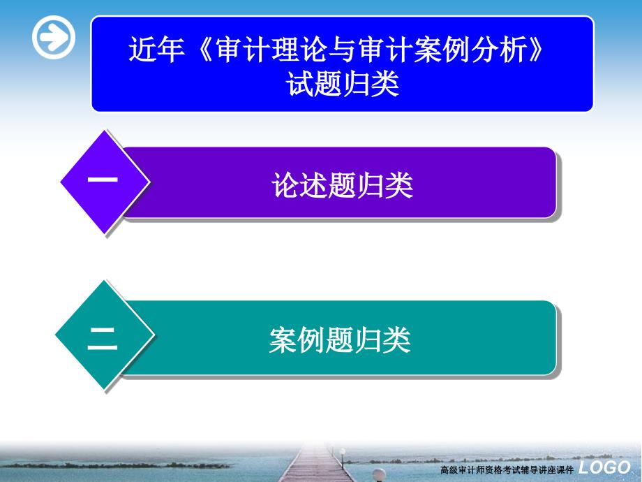 高级审计师资格考试辅导讲座课件_第2页