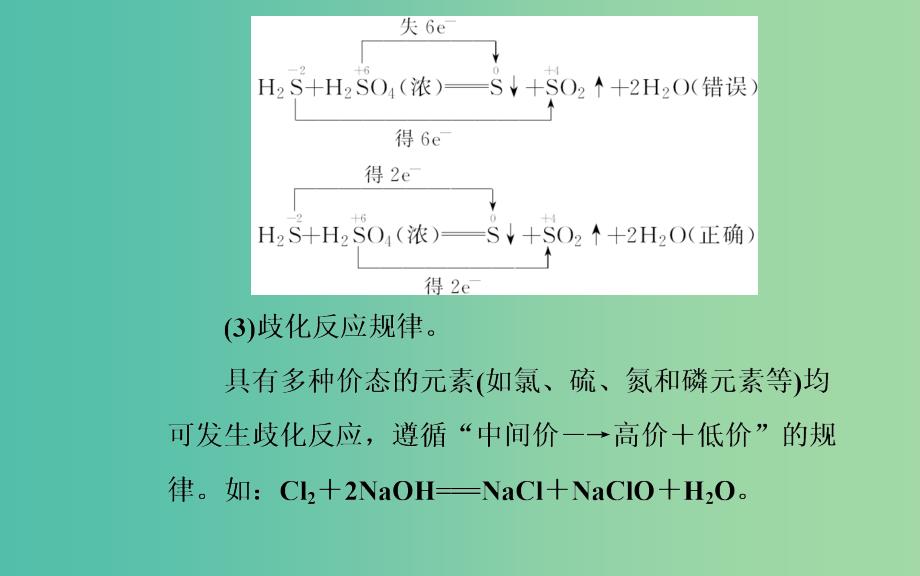 2020年高考化学一轮复习第2章第5节氧化还原反应的规律配平与计算课件.ppt_第4页