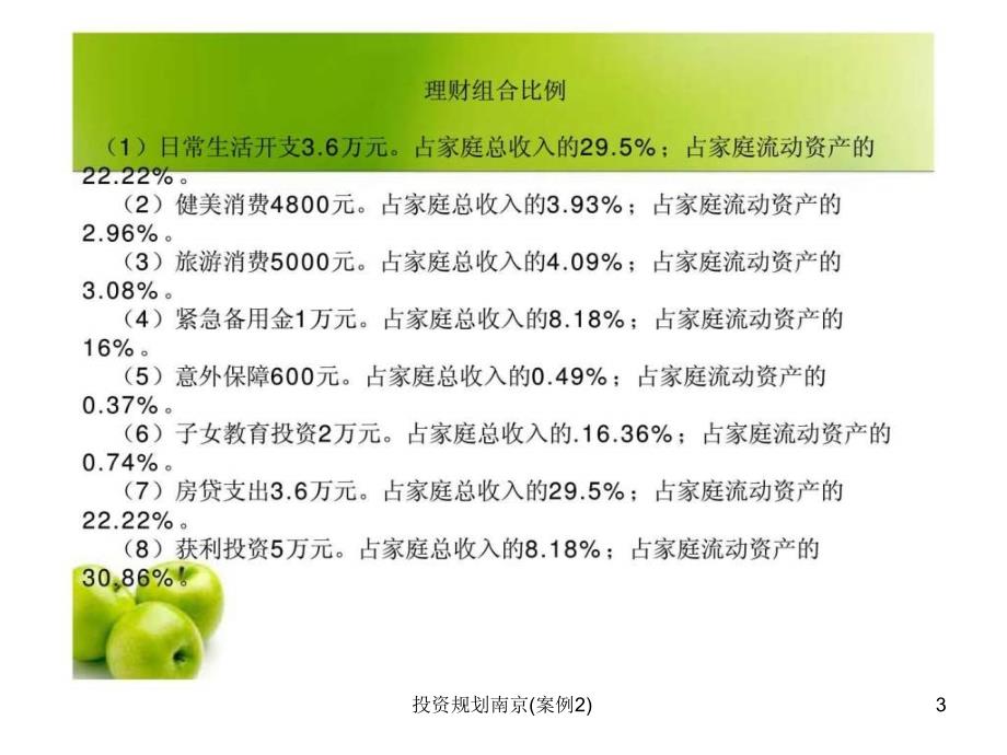 投资规划南京案例2课件_第3页