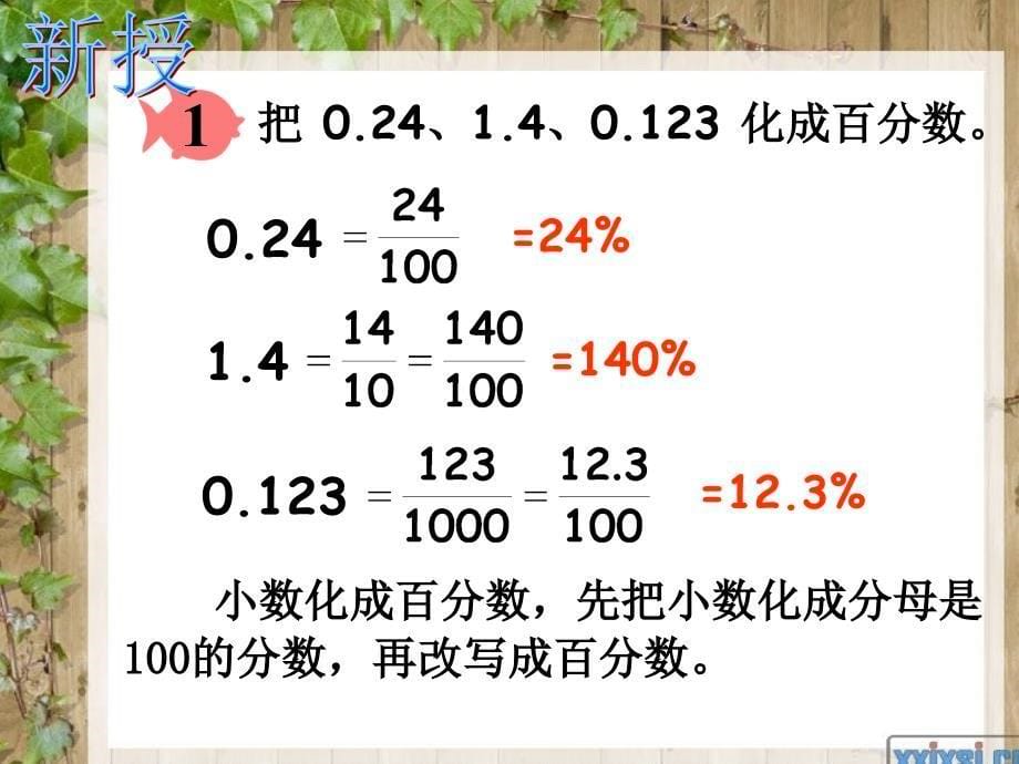 百分数与小数的互化课件(改进版_第5页