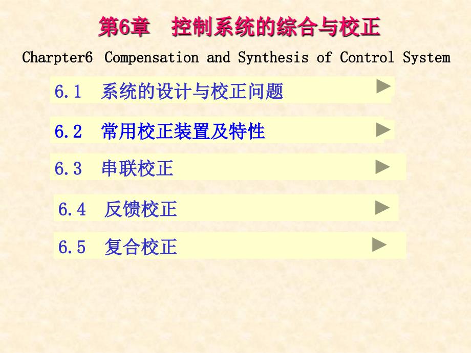 第6章-控制系统的校正方法_第1页