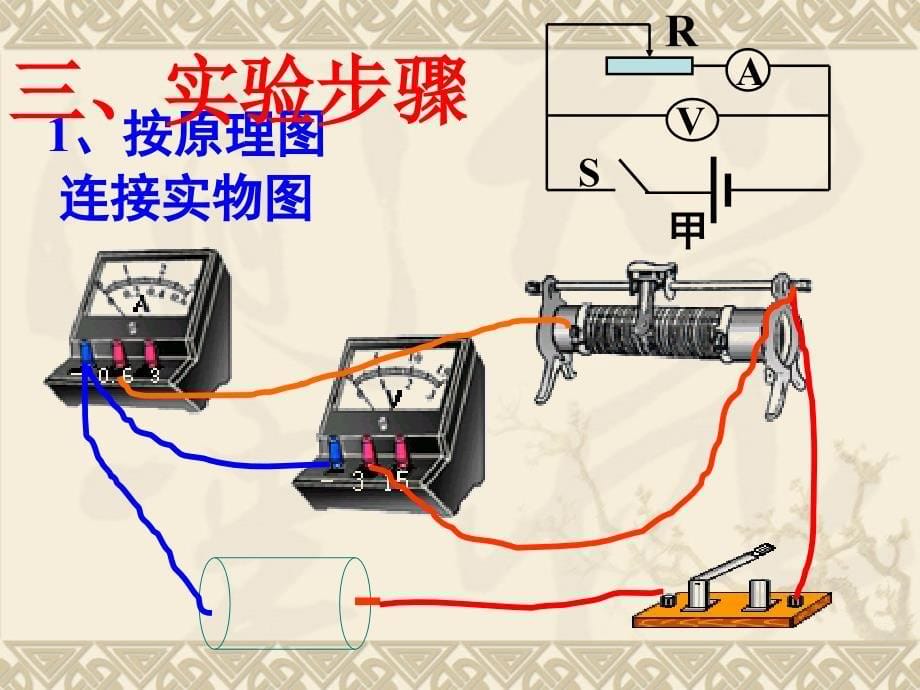 高中物理新课标版人教版选修3-1精品课件：《实验：测定电池的_第5页