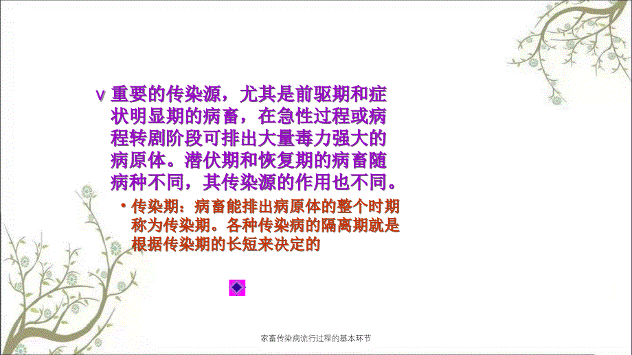 家畜传染病流行过程的基本环节课件_第3页