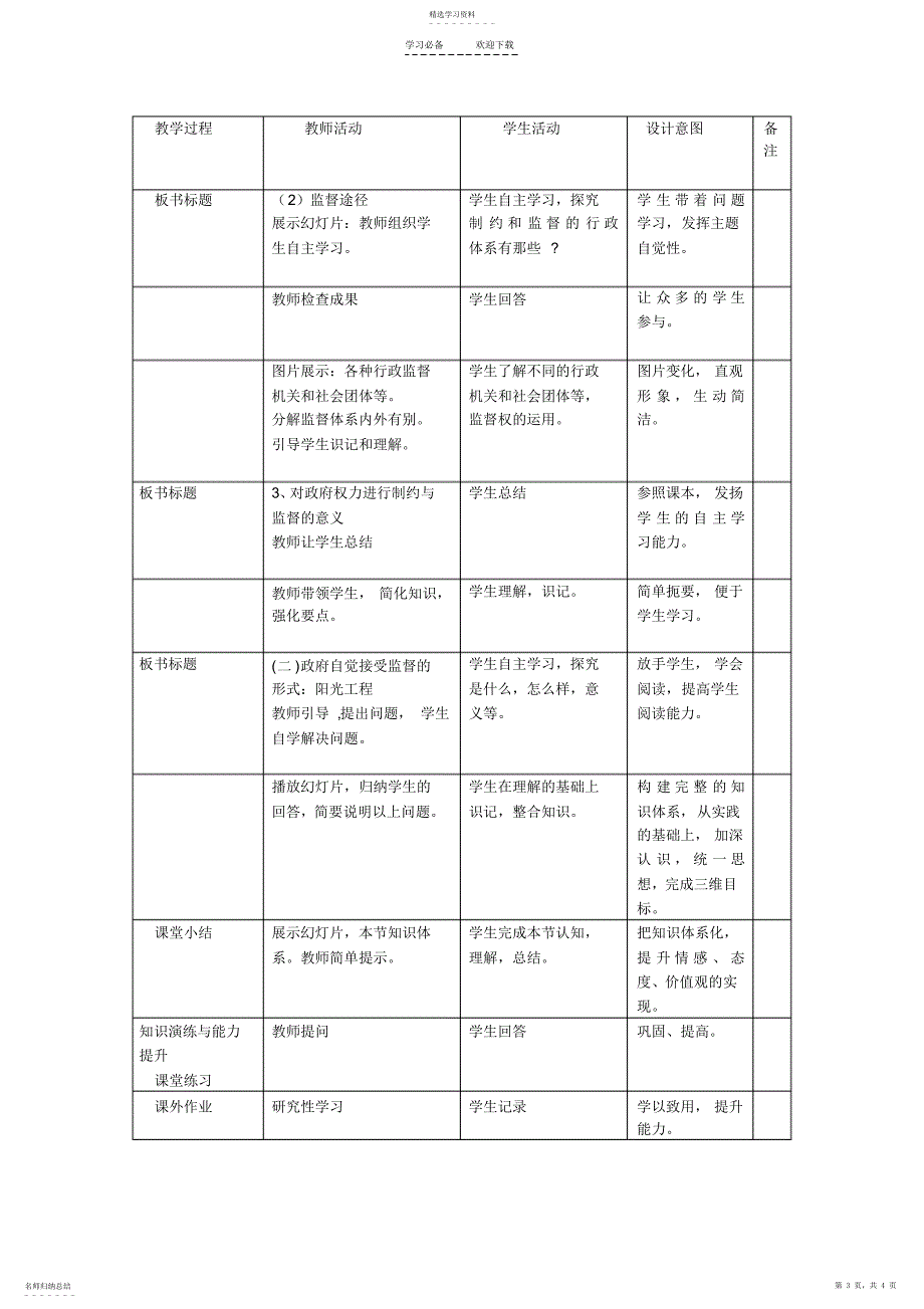 2022年权力的行使：需要监督教学设计_第3页