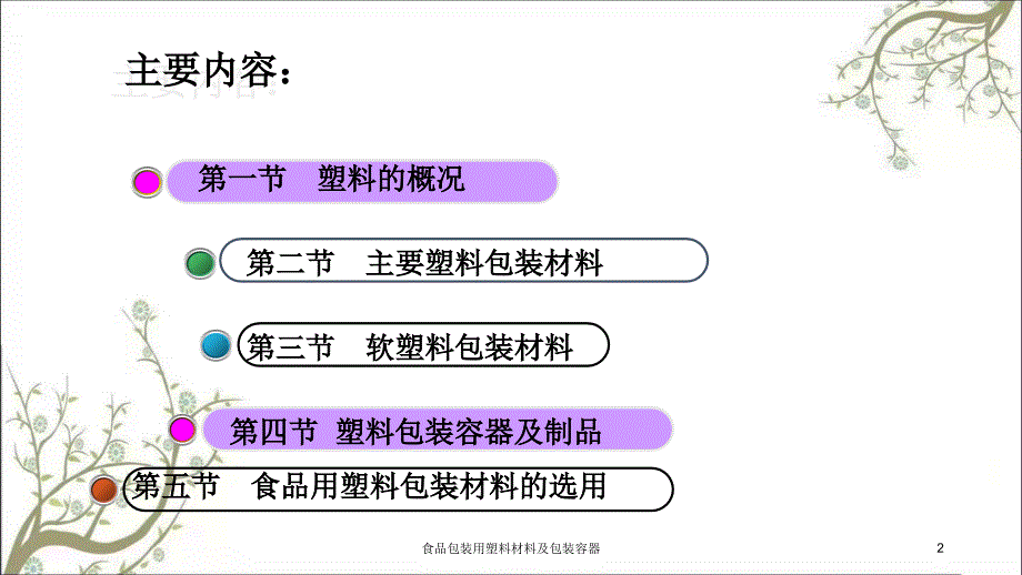 食品包装用塑料材料及包装容器课件_第2页