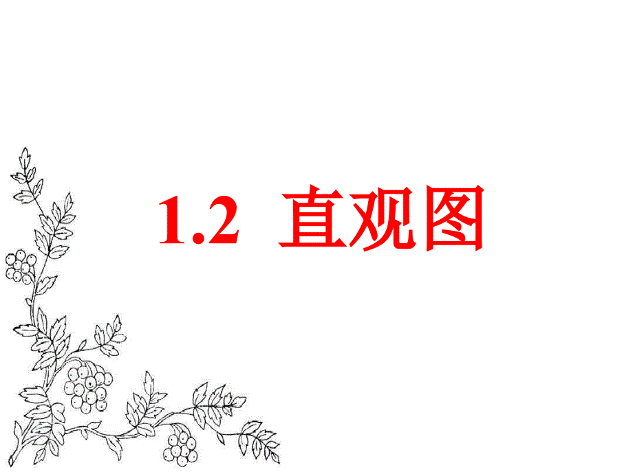 北师大版高中数学必修2课件1.2直观图共18张PPT_第1页