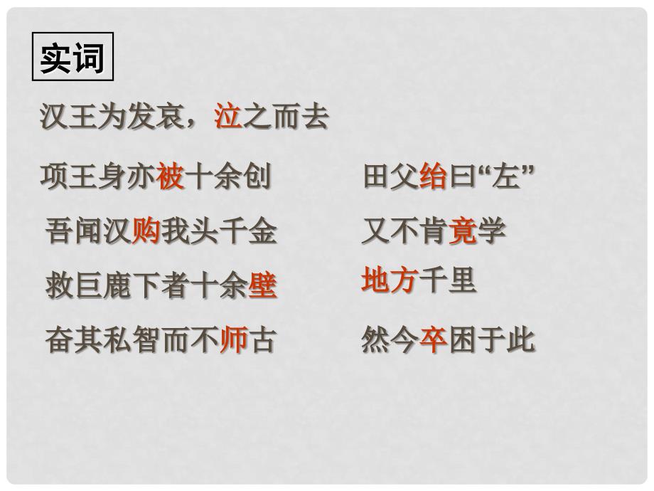 广东省湛江一中锦绣华景学校九年级语文下册 刘邦 项羽人物比较课件 新人教版_第2页