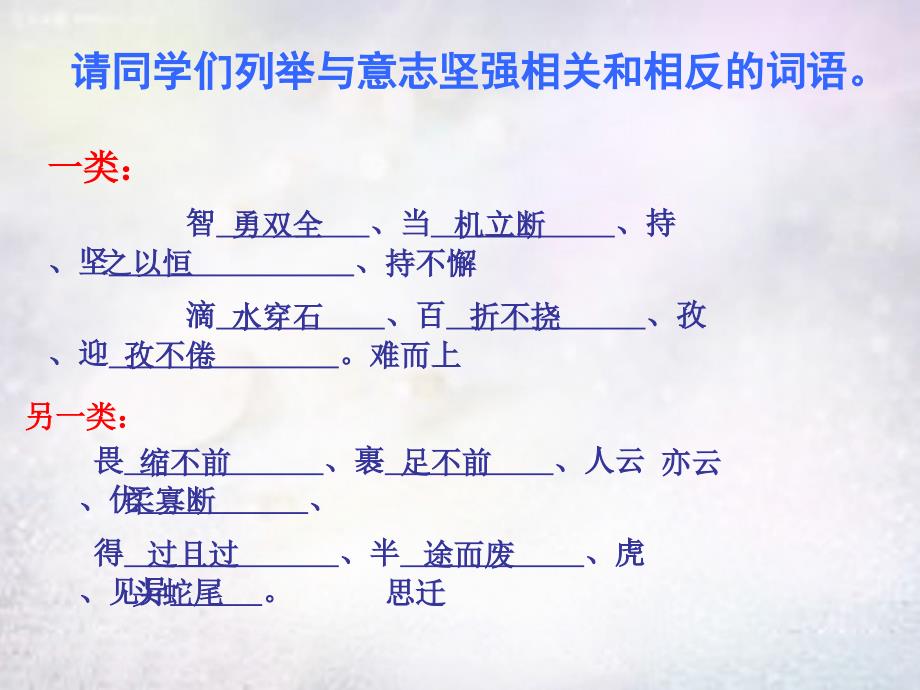 河南省上蔡县第一初级中学七年级政治下册第六课第1框让我们选择坚强课件新人教版_第3页