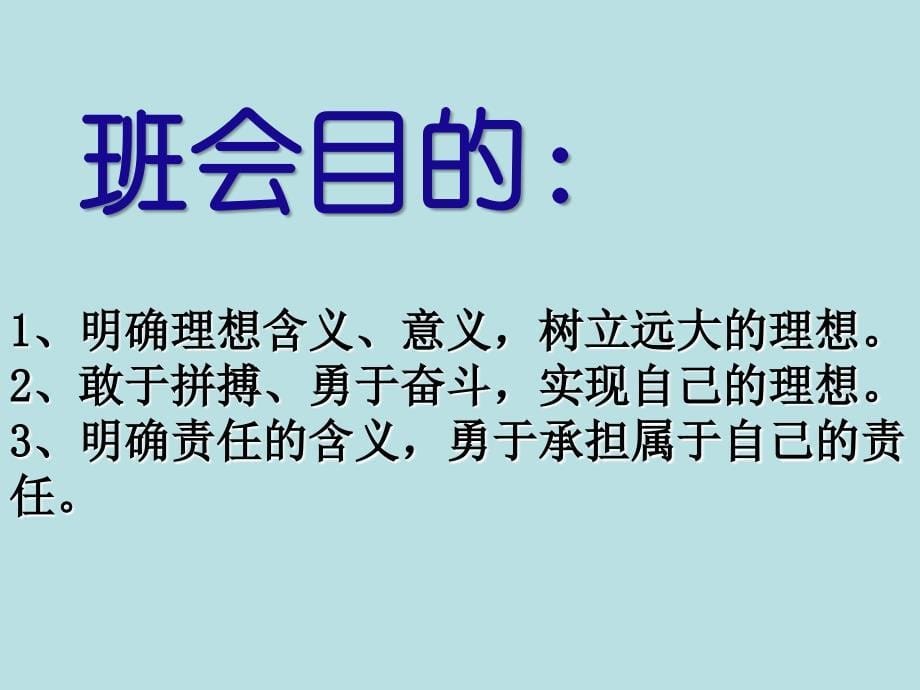 理想责任主题班会上_第5页