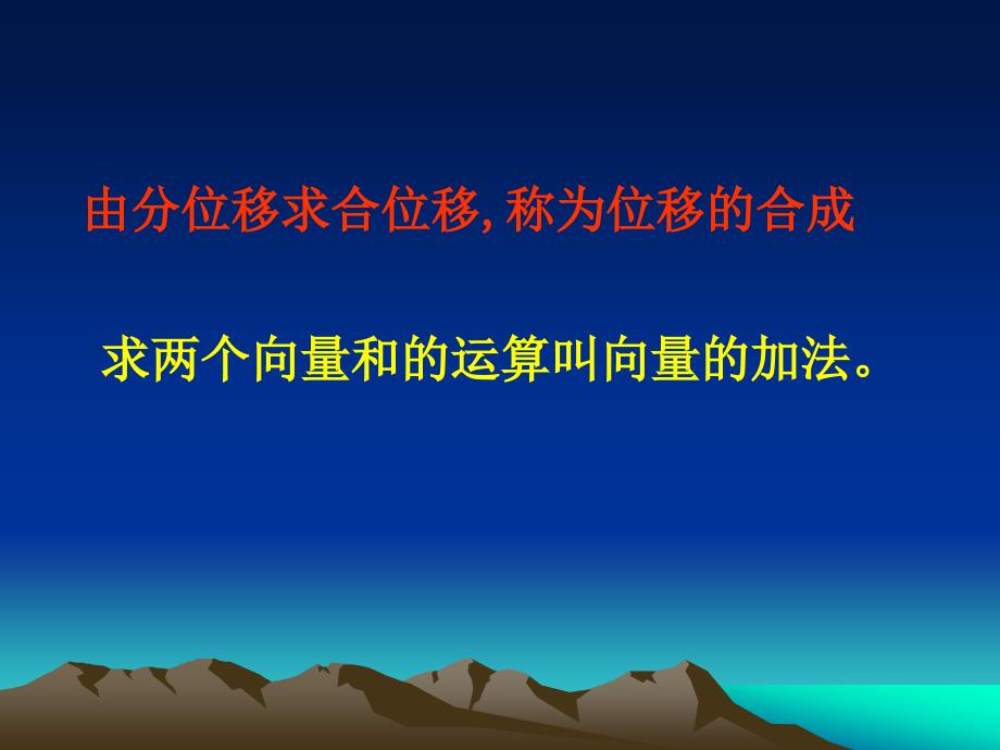 北师大版高中数学课件：《从位移的合成到向量的加法》_第4页