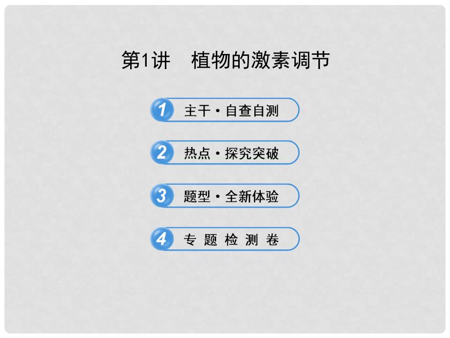 江苏省高考生物 热点预测 5.1植物的激素调节精品课件_第1页