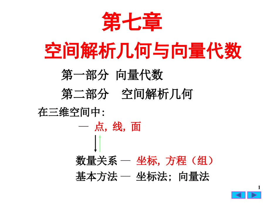 高等数学向量及其运算课件_第1页