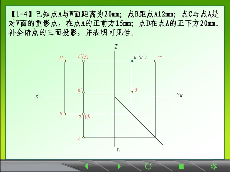 画法几何习题解答ppt课件_第4页