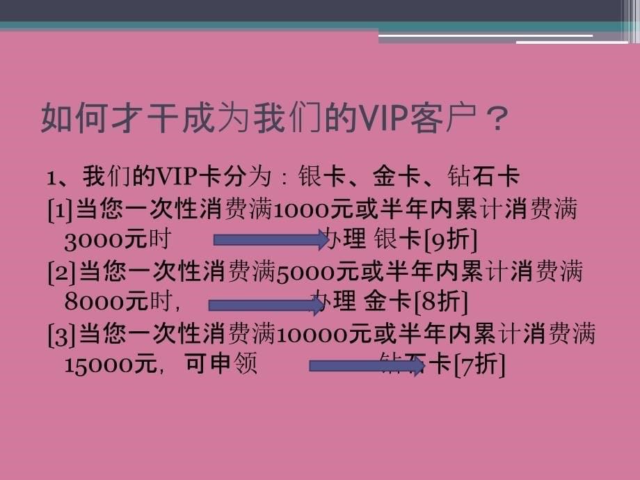 服装店VIP客户的管理与维护ppt课件_第5页