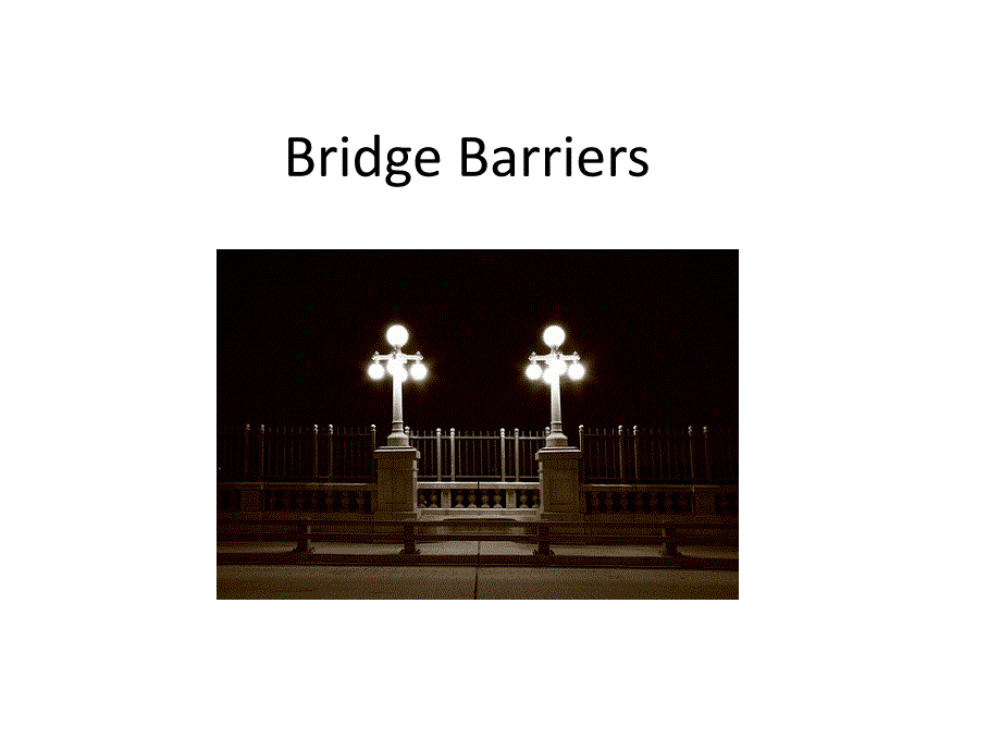 Bridge Barriers桥梁护栏_第1页