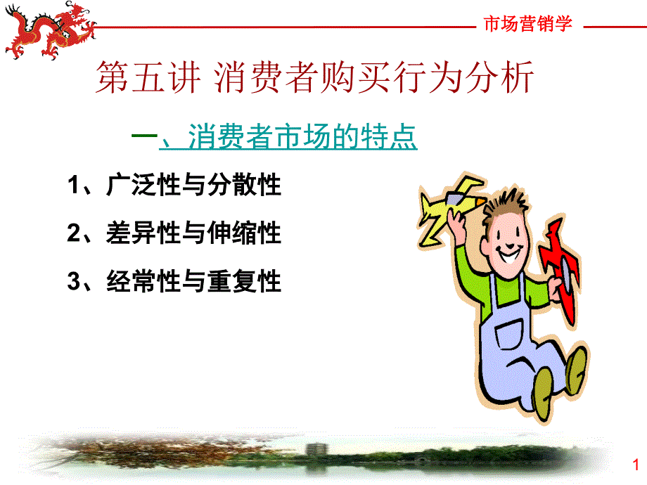 消费者市场的购买行为具有自身独特的特点主要表现为