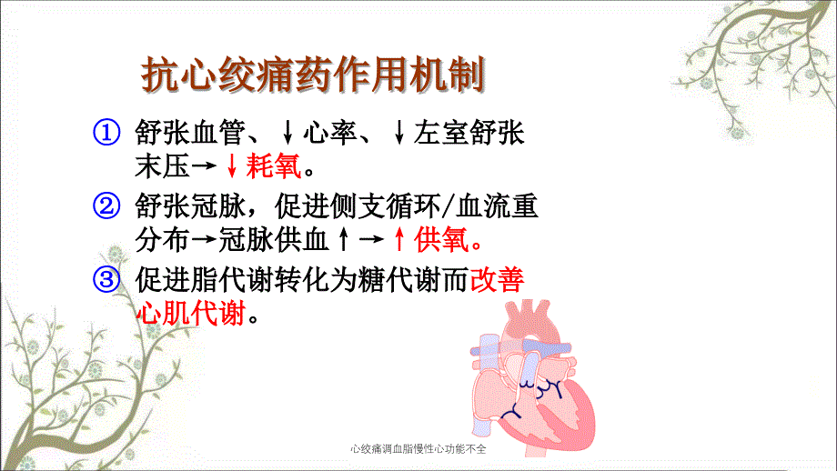 心绞痛调血脂慢性心功能不全_第4页