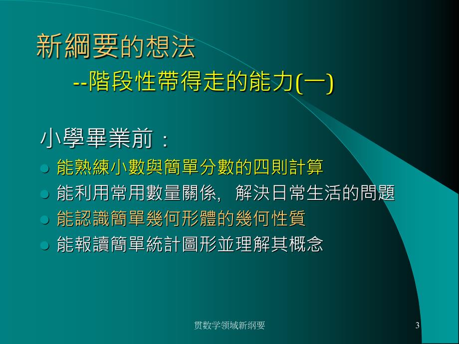 贯数学领域新纲要课件_第3页