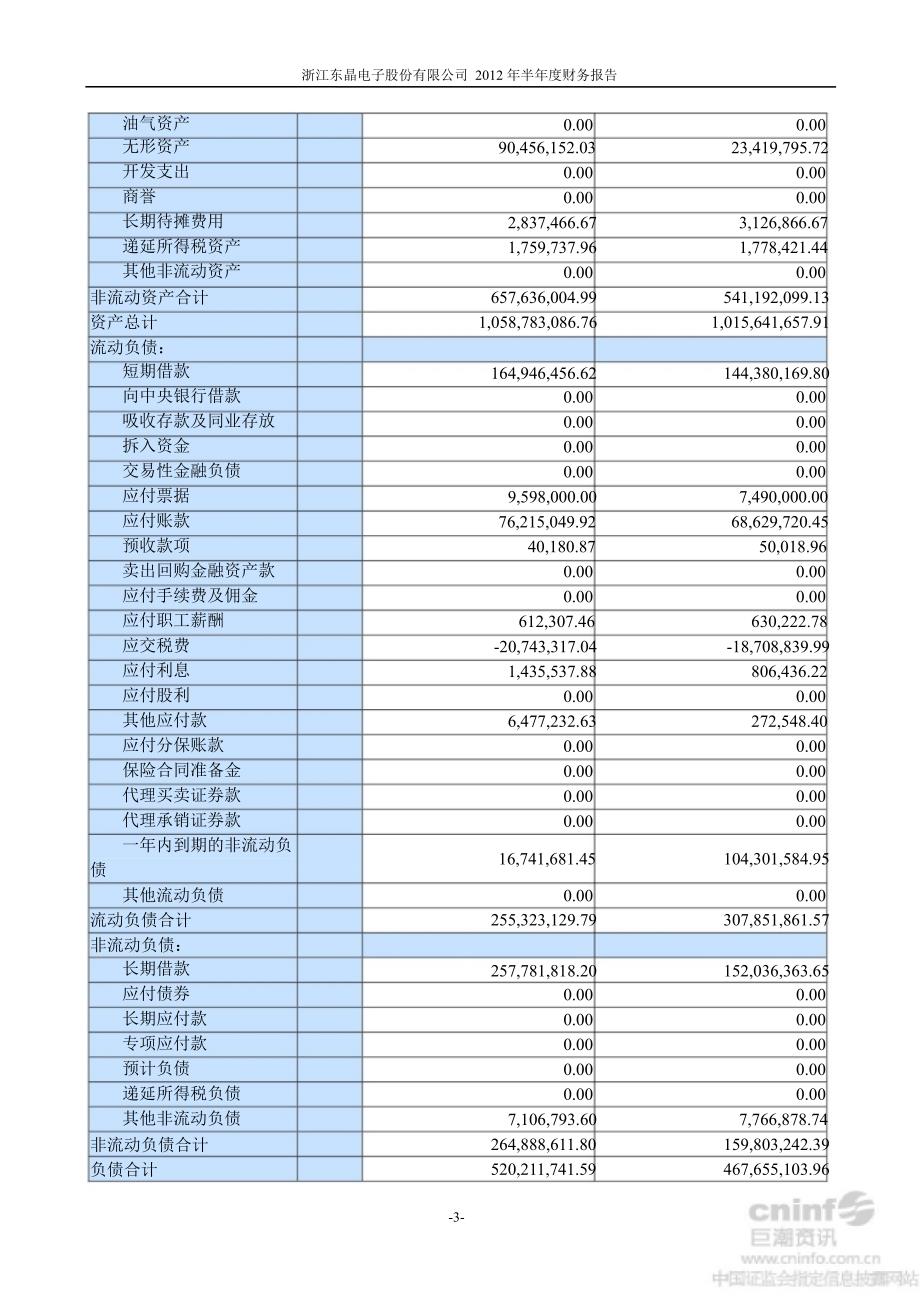 东晶电子半财务报告_第3页