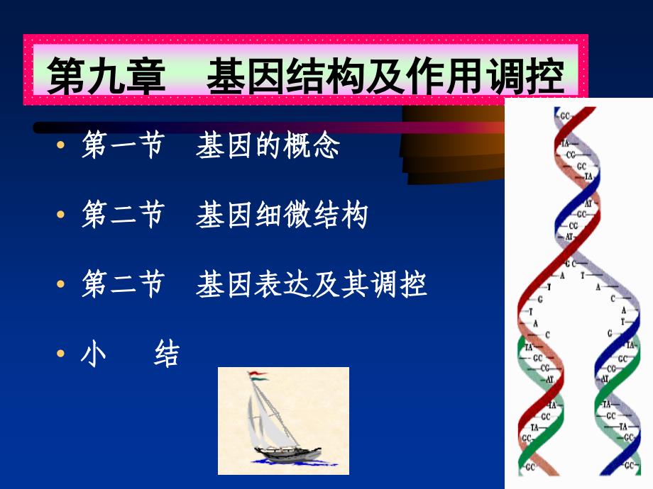 遗传学09.基因结构及作用调控(35P)_第1页