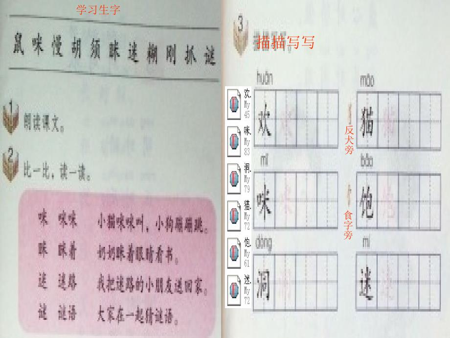 一年级语文下册 识字二 2《猫和老鼠》课件5 语文S版.ppt_第4页