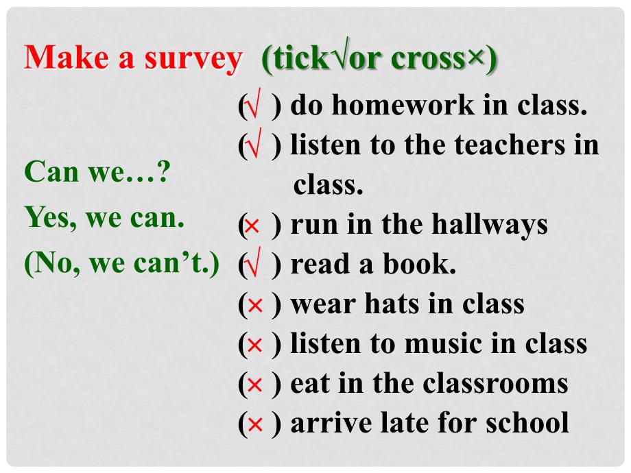 七年级英语下册 Unit 12 Dont eat in class—Section A 1课件 人教新目标版_第2页