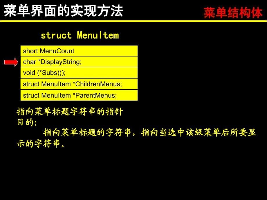 C菜单界面的实现方法.ppt_第5页